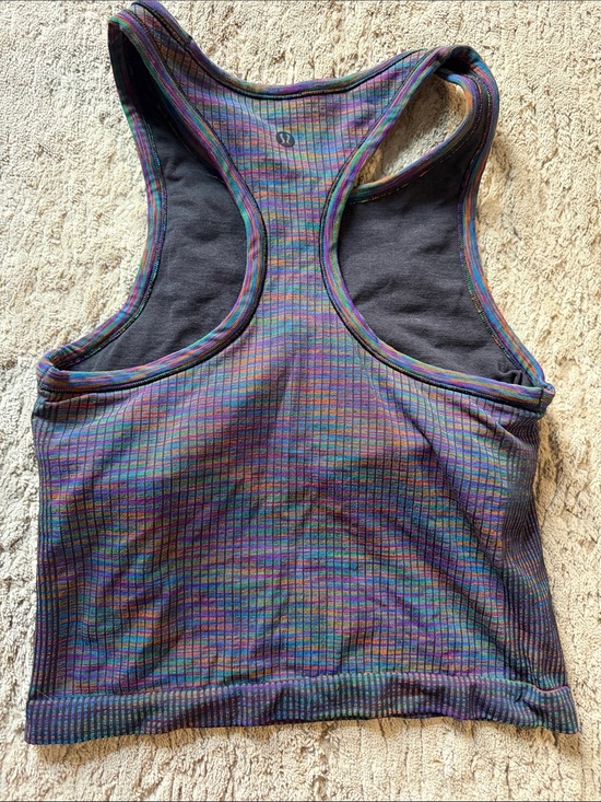 lululemon athletica Tops - Lululemon Cool Racerback Tank | Space Dye Multicolor Purple Teal Orange